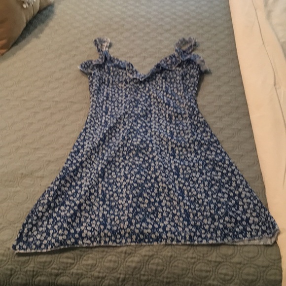 Blue floral print sundress - Picture 1 of 1